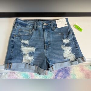 Aeropostale Ripped/ Distressed Jean Shorts